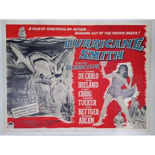 342 - Hurricane Smith, 1952, UK Quad film poster, 76.2 x 101.6 cm