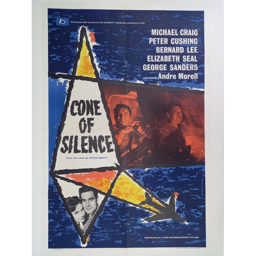 347 - Cone of Silence, 1960, UK One Sheet film poster, 68.6 x 101.6 cm