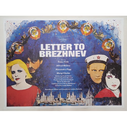 357 - Letter to Brezhnev, 1985, UK Quad film poster, 76.2 x 101.6 cm