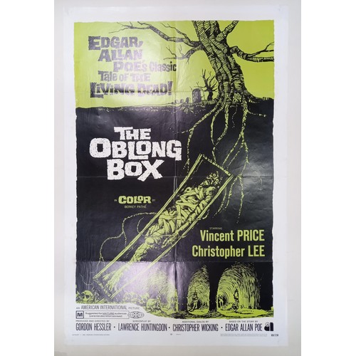 362 - The Oblong Box, 1969, UK One Sheet film poster, 68.6 x 101.6 cm