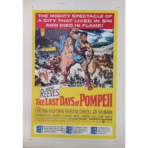 365 - The Last Days Of Pompeii, 1959, US One Sheet film poster, 68.6 x 104.0 cm