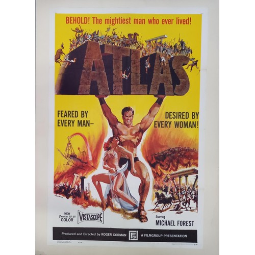 373 - Atlas, 1958, US One Sheet film poster, 68.6 x 104.0 cm