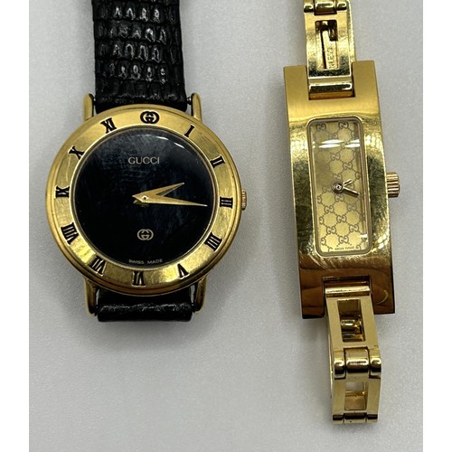 317 - A Gucci dress watch, and another (2)