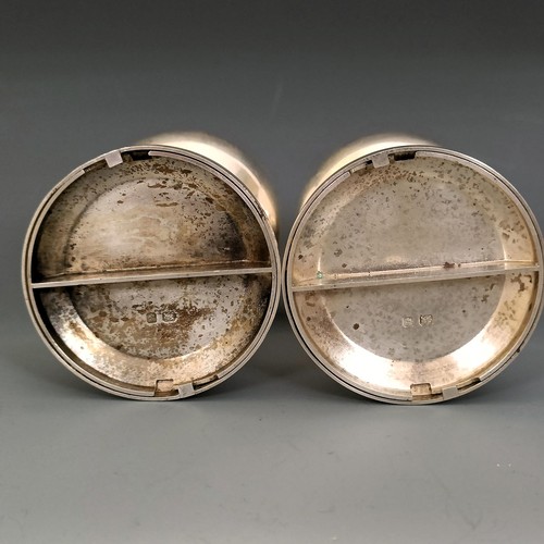 388 - A pair of silver salts, by Robert Welch, 4.2 ozt (2)