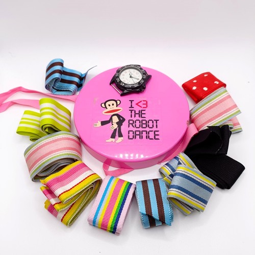 319 - A Quickchange cupcakes and cartwheels Citron watch, with ten different straps, and pink gift box