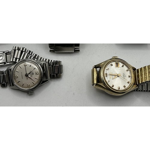 310 - A gentleman's Lorus wristwatch, and five others (6)