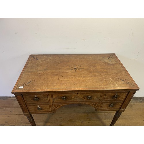 876 - A 19th century mahogany enclosed dressing table, the hinged top to reveal a fitted interior, to incl... 