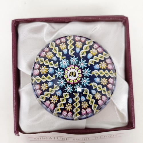 787 - A Perthshire glass paperweight, boxed