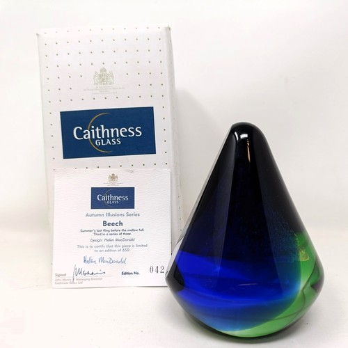 794 - A Caithness paperweight, by Helen McDonald, boxed