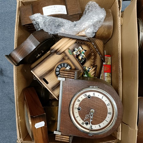 754 - Assorted clocks (2 boxes)