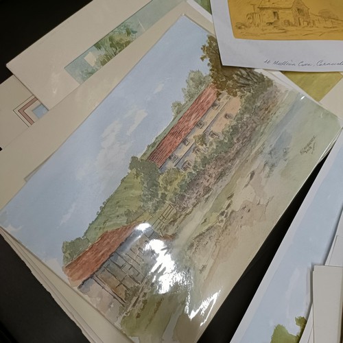 771 - Two portfolios of work from artist Ken Laurence, all unframed (2 folios)
Provenance: from the studio... 