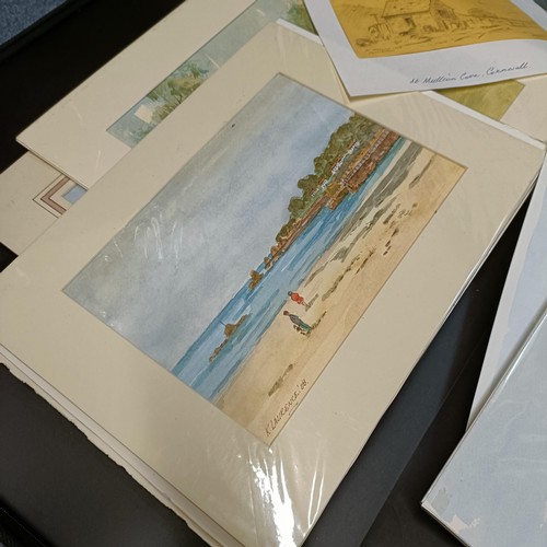 771 - Two portfolios of work from artist Ken Laurence, all unframed (2 folios)
Provenance: from the studio... 