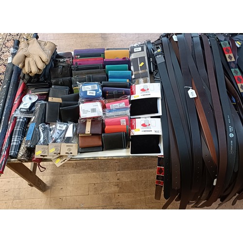 702 - Assorted rucksacks, holdalls, belts and other items, as removed from The Wincanton Cobblers