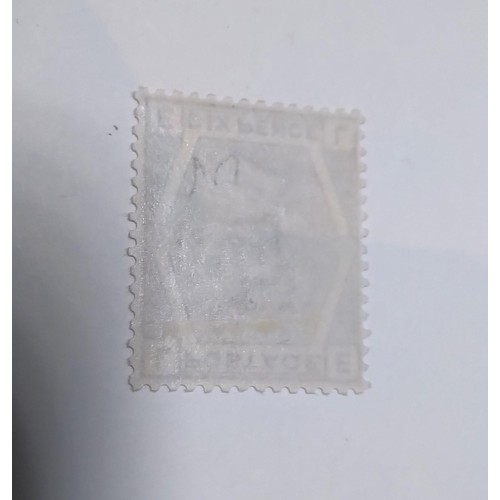 96 - An 1880 6d grey, plate 17, unused, full gum with gum crease, cat £475