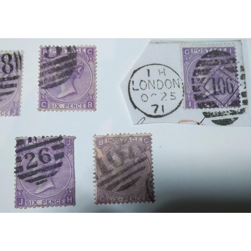 100 - A good selection of 6d stamps, high cat value