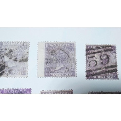 100 - A good selection of 6d stamps, high cat value