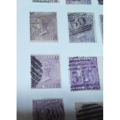 100 - A good selection of 6d stamps, high cat value