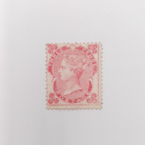 42 - An 1862 3d deep carmine rose, unused, 98% gum, lightly mounted, cat £4,800