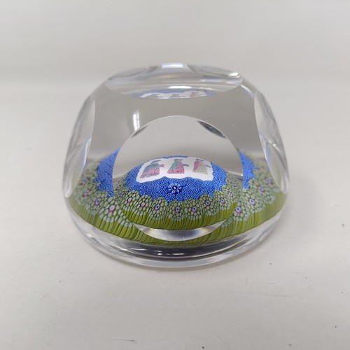 1441 - A Whitefriars glass Christmas paperweight, 1975, decorated the Three Wise Men, a glass paperweight, ... 