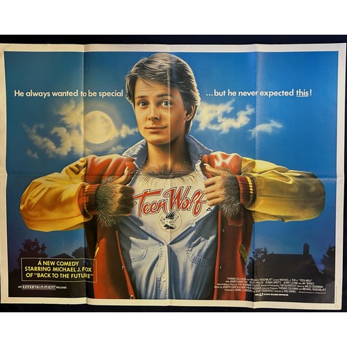 539 - Teen Wolf, 1985, UK Quad film poster, size 40 x 30 inches