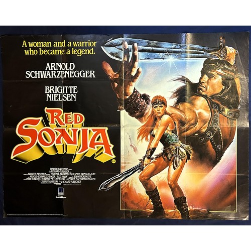 543 - Red Sonja, 1985, UK Quad film poster, size 40 x 30 inches