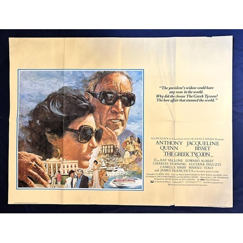 546 - The Four Feathers, 1978, UK Quad film poster, size 40 x 30 inches, The Greek Tycoon, 1978, UK Quad f... 