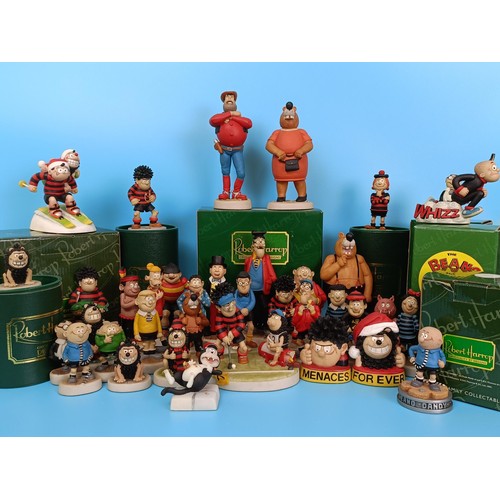 578 - A Robert Harrop limited edition Beano figure, BDCS02, CBD11, BD14, BDCP04, BDCP06, all boxed, and as... 