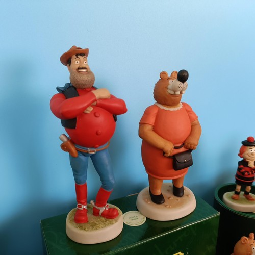 578 - A Robert Harrop limited edition Beano figure, BDCS02, CBD11, BD14, BDCP04, BDCP06, all boxed, and as... 