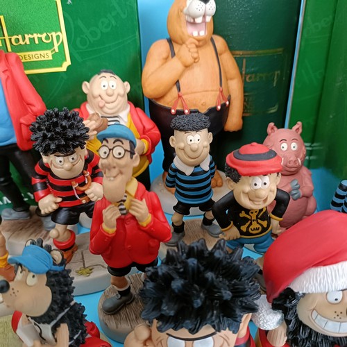 578 - A Robert Harrop limited edition Beano figure, BDCS02, CBD11, BD14, BDCP04, BDCP06, all boxed, and as... 