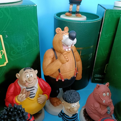 578 - A Robert Harrop limited edition Beano figure, BDCS02, CBD11, BD14, BDCP04, BDCP06, all boxed, and as... 