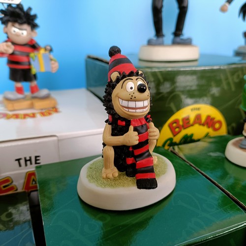 580 - A Robert Harrop The Beano and Dandy Bubble & Speak figure, Gnasher No BDBSO2, BDSO1, WB03, WB06, CBD... 