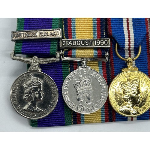 967 - A group of five miniature medals, comprising a General Service Medal, with Northern Ireland bar, an ... 