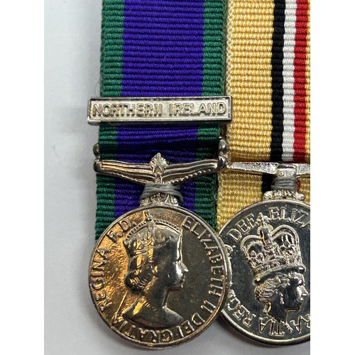 967 - A group of five miniature medals, comprising a General Service Medal, with Northern Ireland bar, an ... 