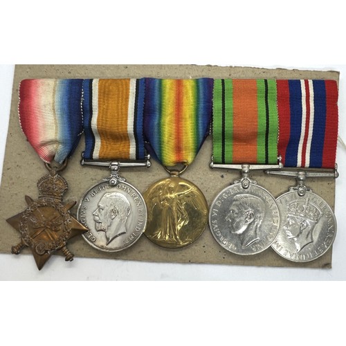 963 - A group of five medals, awarded to 3401 Pte G P Butler, 1st Co of London Yeomanry/2 Lieutenant C P B... 