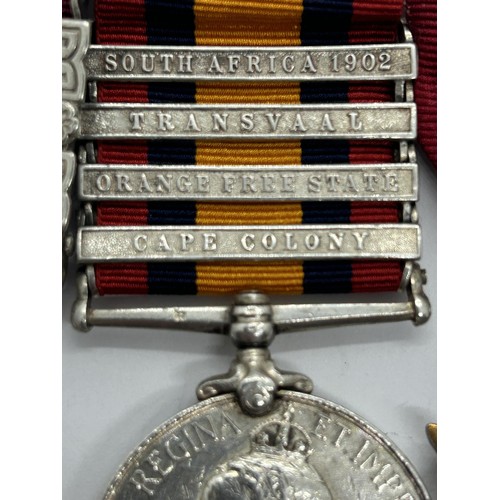 978 - A group of five medals, awarded to 3-7007 Pte G Megee Som LI, comprising an India General Service Me... 