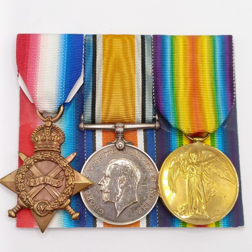 712 - A 1914-15 Star Trio, awarded to 192214 T K Pennington AB RN  Provenance:  From a lifetime of medal c... 