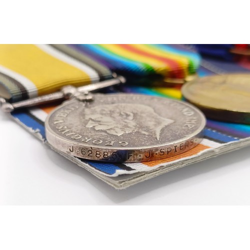 719 - A group of eight medals, awarded to J 62885 F J Spiers O Tel RN, comprising a British War Medal, a V... 