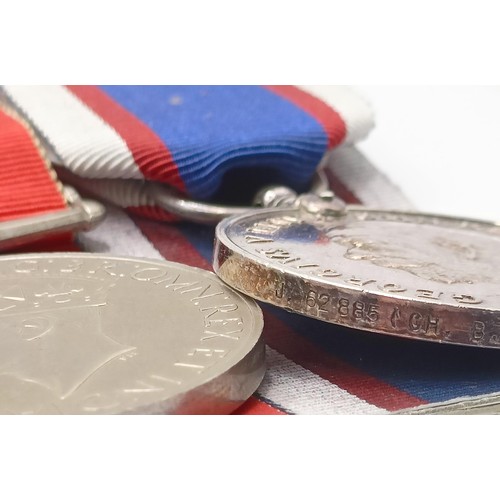 719 - A group of eight medals, awarded to J 62885 F J Spiers O Tel RN, comprising a British War Medal, a V... 