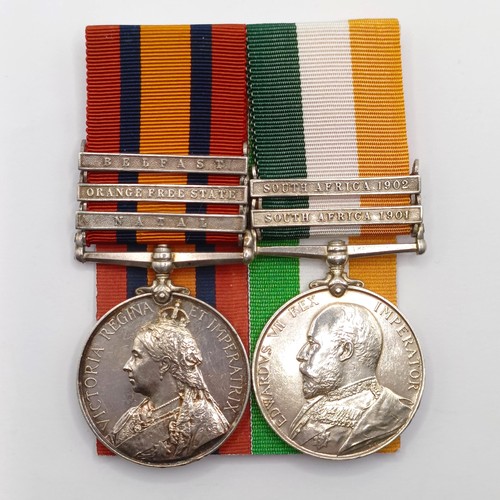 726 - ***Regretfully Withdrawn***A pair of medals, awarded to 5269 Pte C Stiling Devon Regiment, comprisin... 