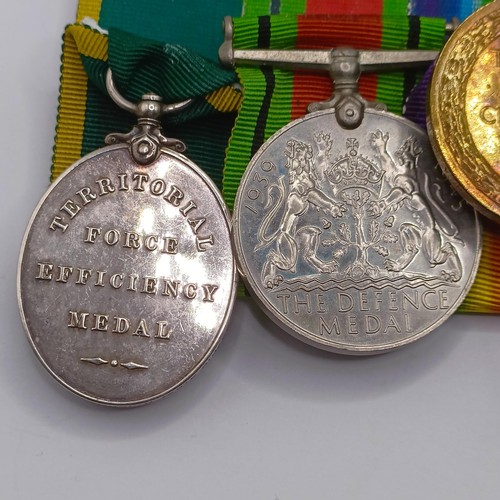 729 - A group of six medals, awarded to 804 Sjt R Jennings 87/WL Lanc, FARAMC, comprising a Military Medal... 