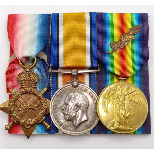 742 - A 1914-15 Star Trio, awarded to Asst Payr G W Turner RNR (MID) Provenance:  From a lifetime of medal... 