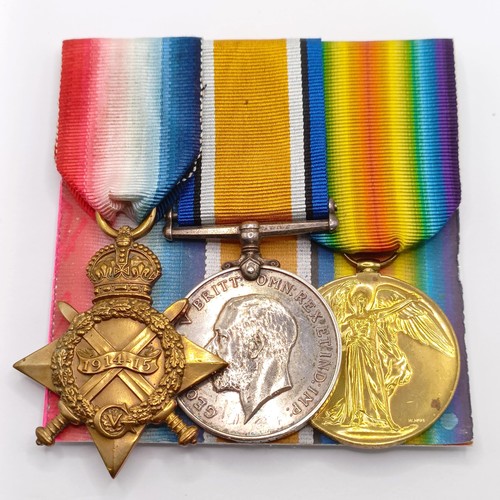 772 - A 1914-15 Star Trio, awarded to 2270 Pte E E Speller 1st Lond R  Provenance:  From a lifetime of med... 