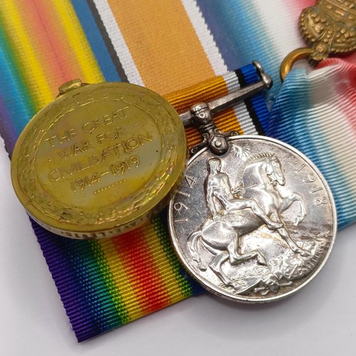 773 - A 1914-15 Star Trio, awarded to 11061 Pte A E Lewis C Gds  Provenance:  From a lifetime of medal col... 