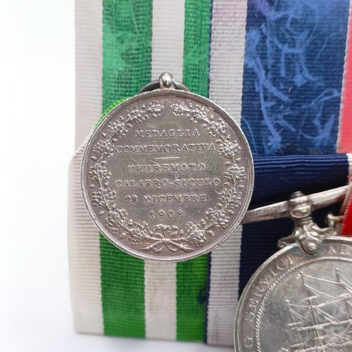 798 - A group of seven medals, awarded to RMB 97 Mus S Jones, comprising a 1914-15 Star Trio, a Defence Me... 