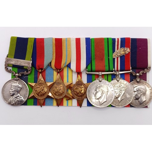 806 - A group of seven medals, awarded to 359199 AC1 R P Maggs RAF, comprising an India General Service Me... 