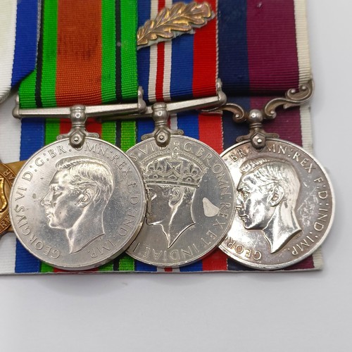 806 - A group of seven medals, awarded to 359199 AC1 R P Maggs RAF, comprising an India General Service Me... 