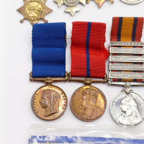 811 - Assorted miniature medals, in groups and singles  Provenance:  From a lifetime of medal collecting