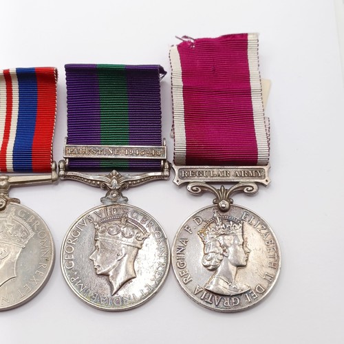 817 - A group of seven medals, awarded to 3312187 Sgt G Anderson R Sigs, comprising a 1939-1945 Star, an A... 