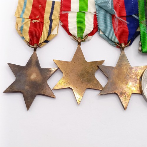 817 - A group of seven medals, awarded to 3312187 Sgt G Anderson R Sigs, comprising a 1939-1945 Star, an A... 