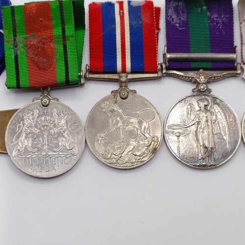 817 - A group of seven medals, awarded to 3312187 Sgt G Anderson R Sigs, comprising a 1939-1945 Star, an A... 